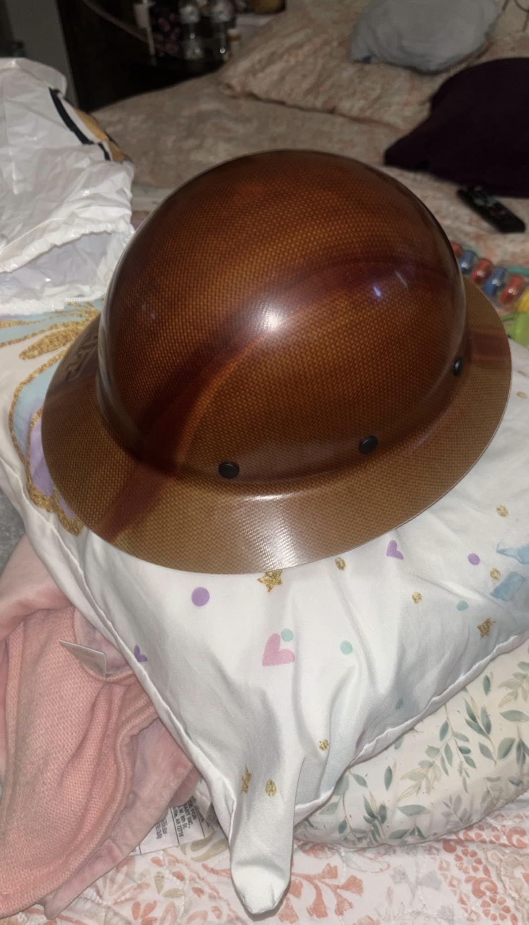 AFP Fiber Full Brim Hard Hat | 6 Point Ratchet Suspension | OSHA & ANSI Rated | Premium Construction Helmets for Safety customer photo 1