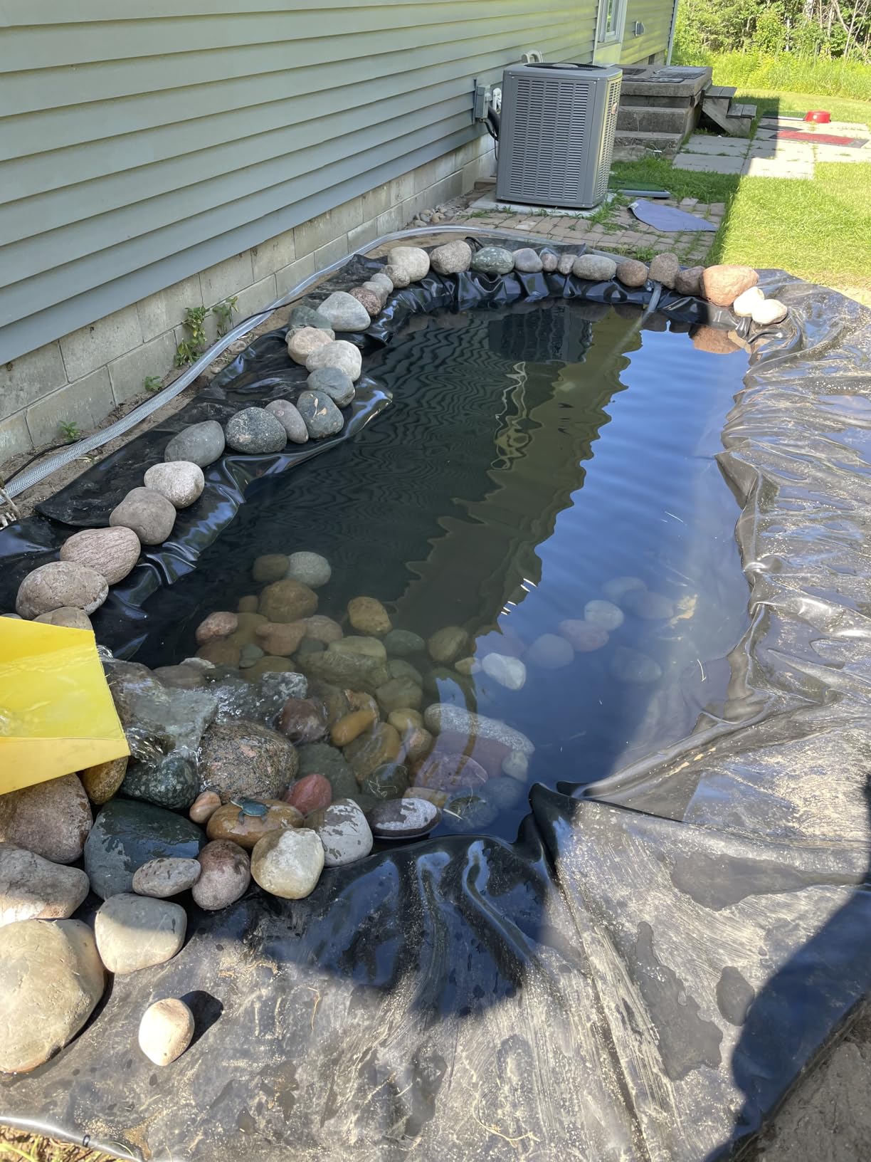 TONGCHANT 100W 1600 GPH Pond Pump for Fish Pond Fountain & Waterfall | 14FT lift, submersible water pump, ultra quiet motor, 180 degree rotatable outlet, filter bag, 20FT power cord, UL listed customer photo 2
