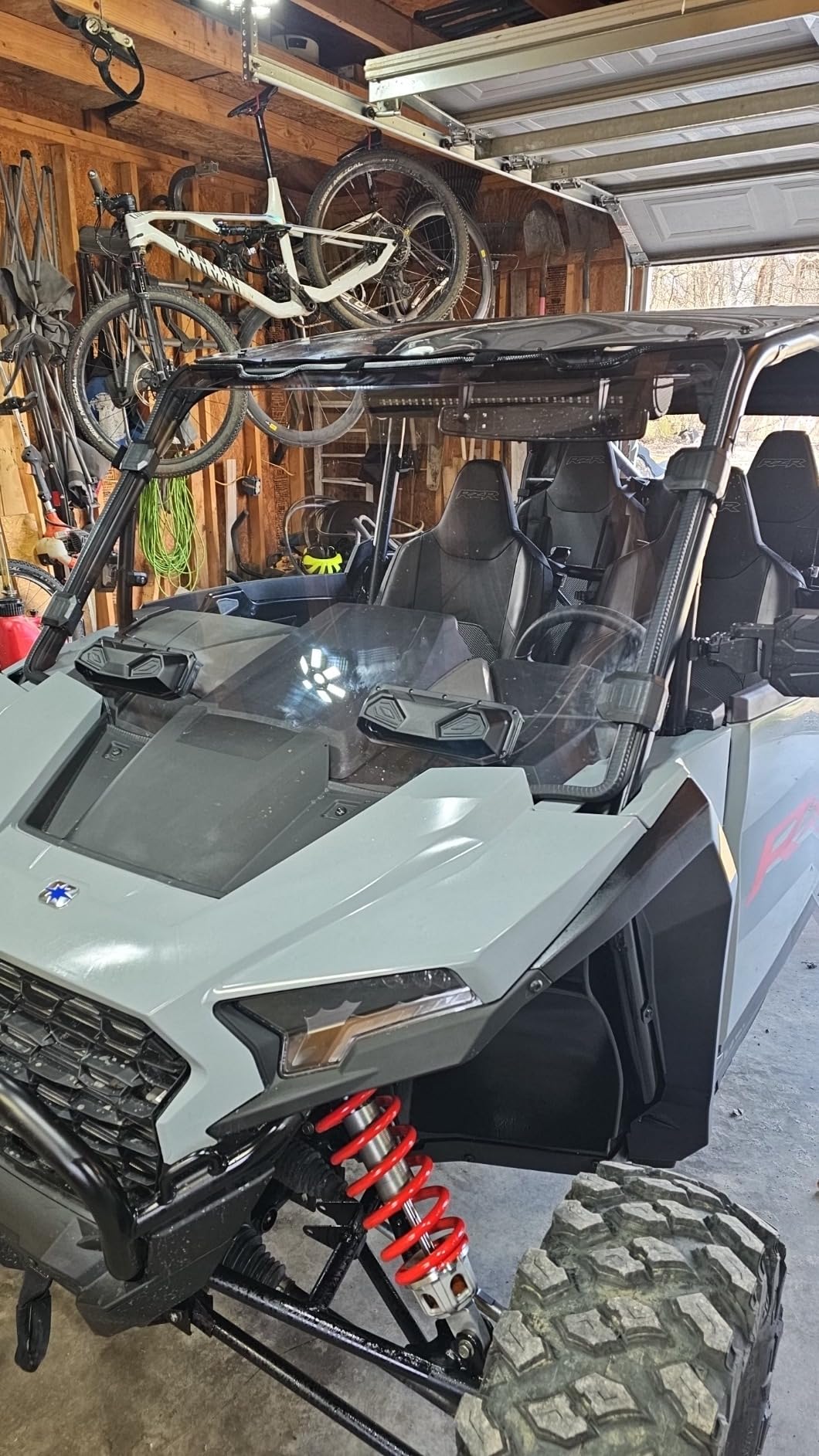 2024+ RZR XP 1000 Windshield Vented Scratch-Resistant | Compatible with 2026 2025 2024 Polaris RZR XP 1000, XP 4 1000; Heavy Duty Waterproof, Clear Front Window Accessories customer photo 2