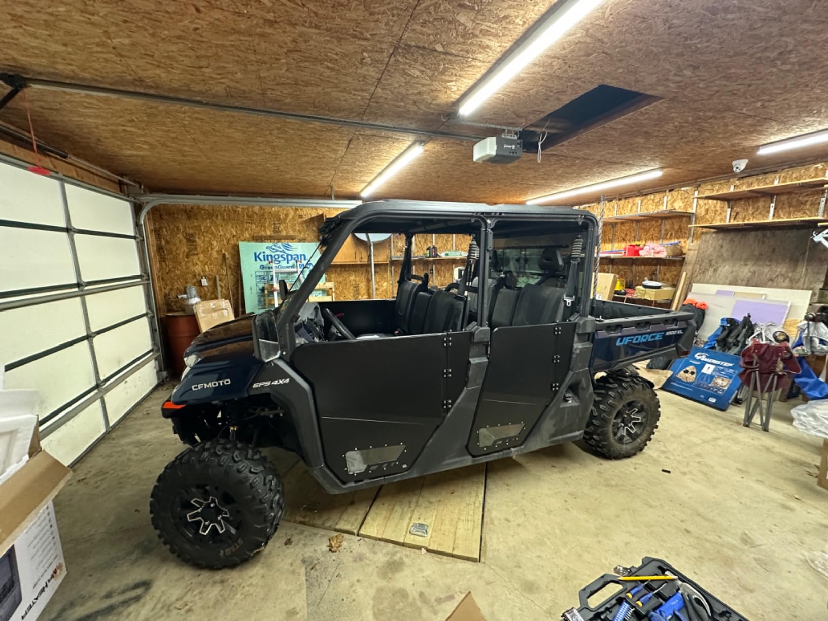 KEMIMOTO 4PCS Aluminum Half Door Compatible with CFMOTO Uforce 1000 XL | Door Panels with PC Window to Widen Perspective Accessories 2022-2026 (Not Fit U10 Pro XL) customer photo 1