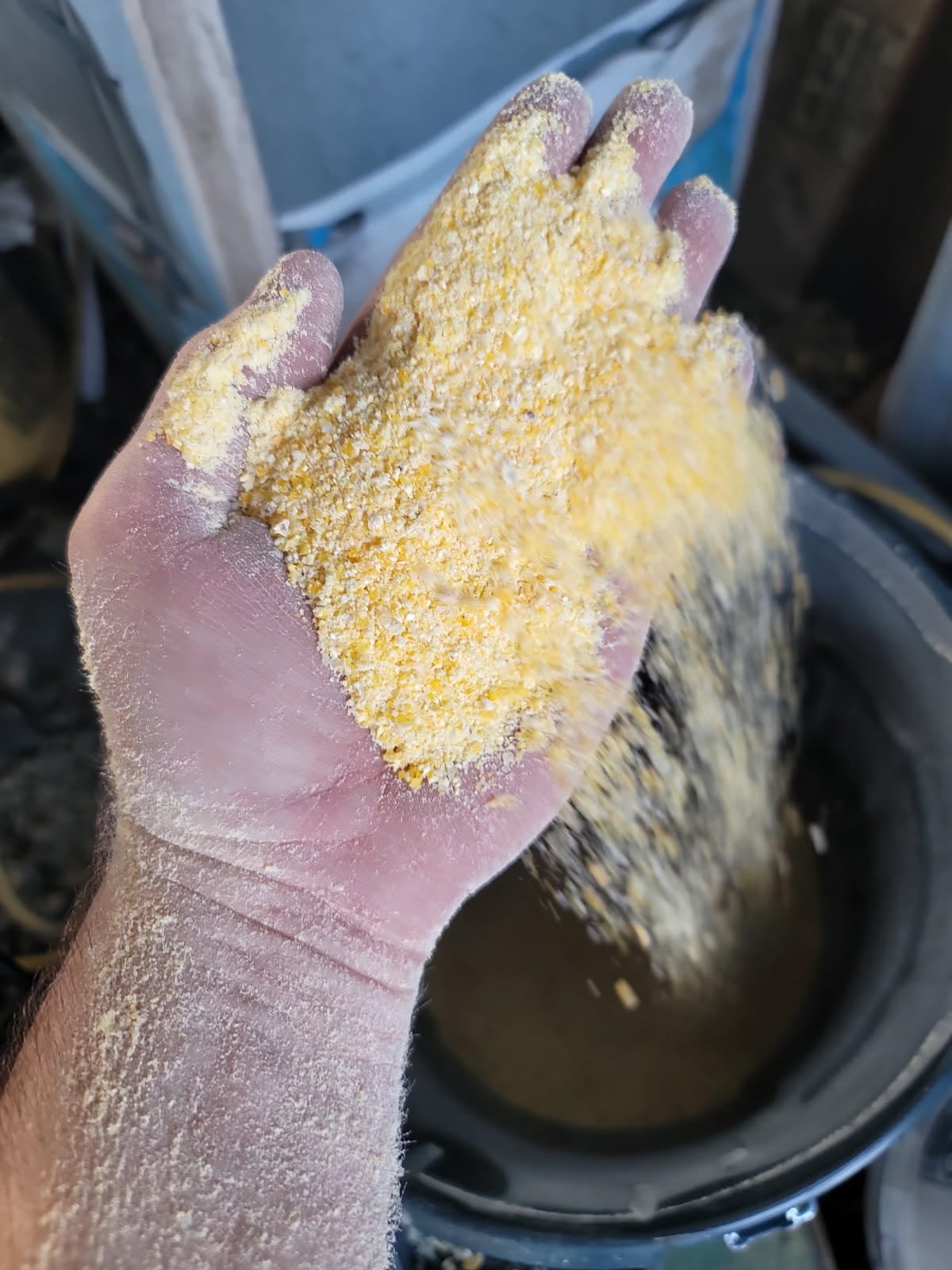 Grain Mill Corn Grinder, 1000w Electric Feed Grinder Mill Dust-Free Dry Cereals Grinder with Detachable Hopper & 5 Sieves for for Wheat Corn Grain Spice Coffee Beans 6.6 Gallons (25L) customer photo 1