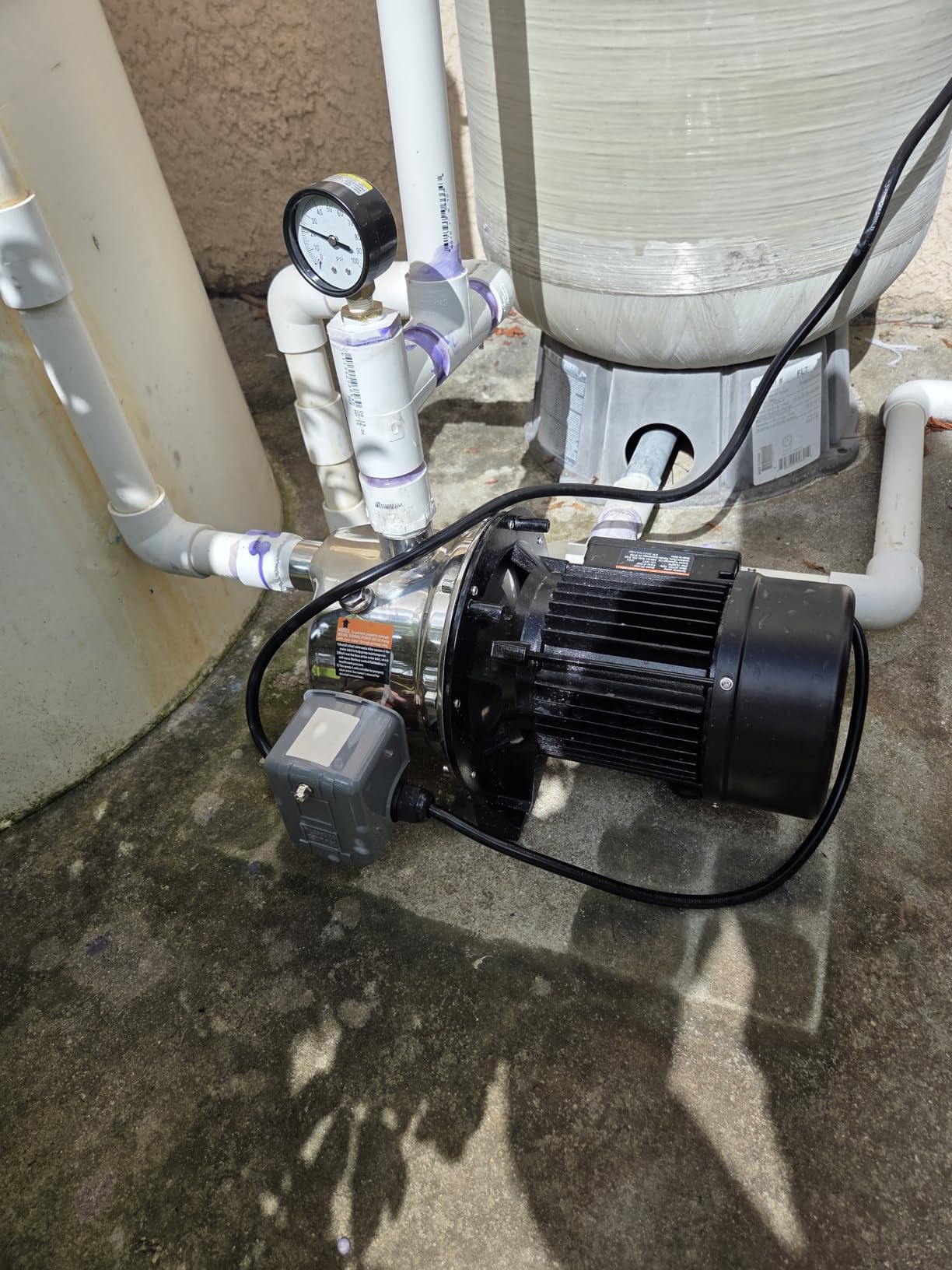 VEVOR 3/4HP SUS304 Stainless Steel Shallow Well Jet Pump, 115 Volt, 18.5 GPM 131 FT Maximum Head Irrigation Water Pump, for Agricultural Garden Irrigation System High-Rise Water Supply Shower Booster customer photo 1
