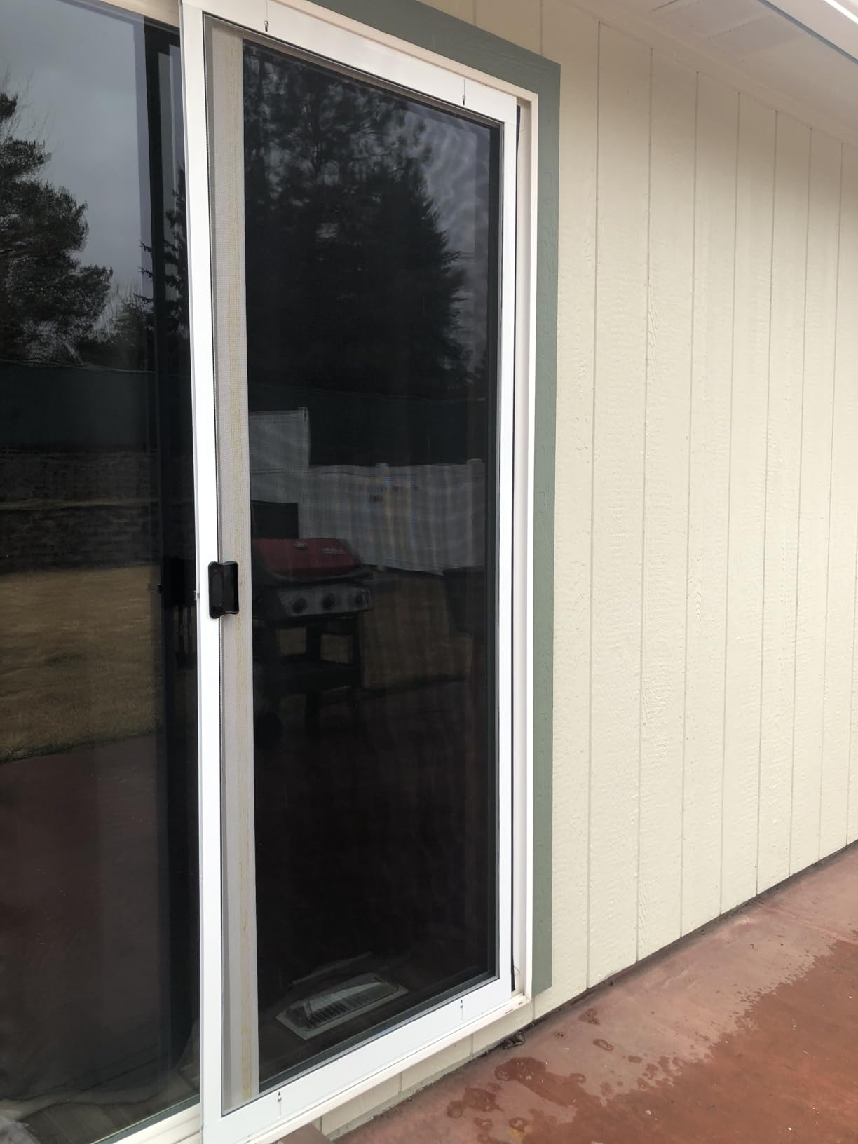 Guardian K.D. Standard Galv Steel Plus Aluminum Frame Sliding Screen Door Kit, (White, 36''x80'') Height Adjustable Upgraded Rust-Proof and Durable Mosquito Proof for Patio Backyard and Bedroom customer photo 1