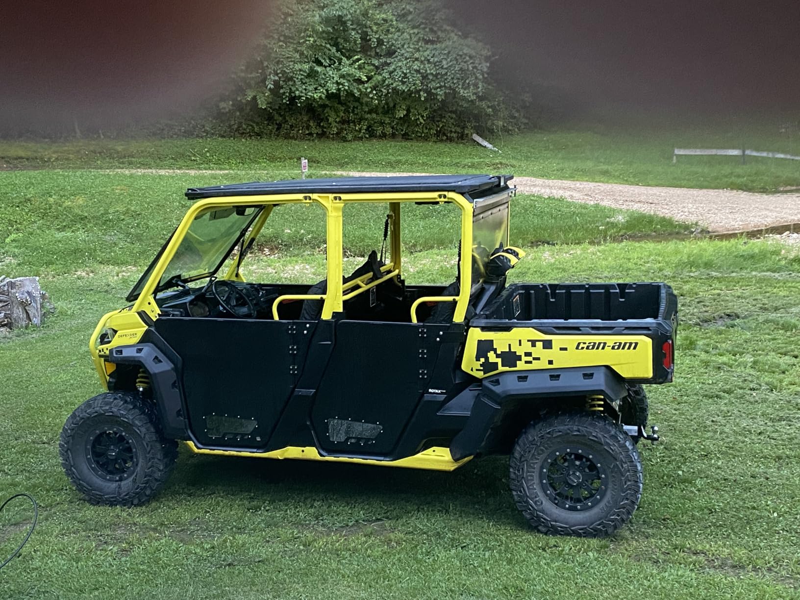 KEMIMOTO UTV Half Door 4pcs, compatible with Can-Am Defender MAX 2017-2026 | Aluminum Hard UTV Door Side by Side, OEM Replace 715006316 customer photo 1