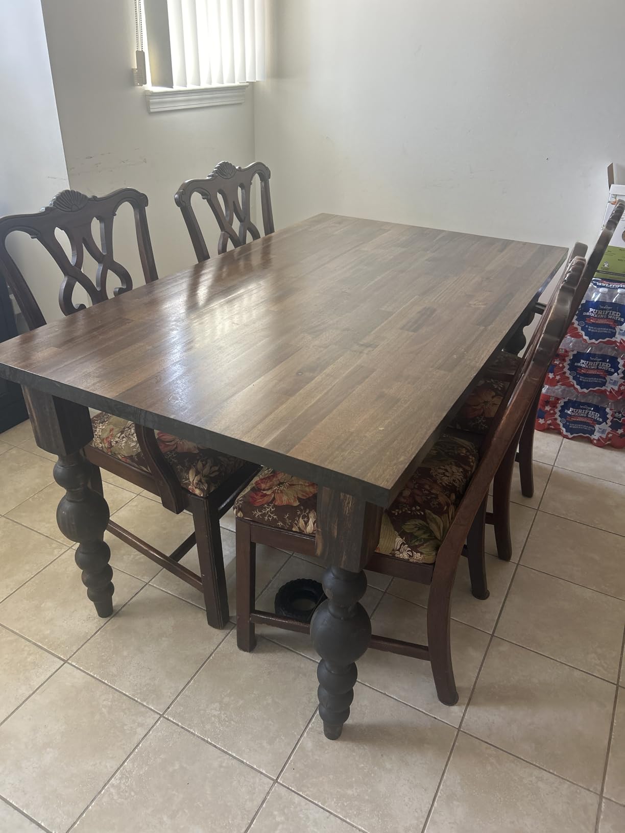 Howizz Walnut Butcher Block Countertop 60 x 36 x 1.5 Inches - Solid Wood Table Top for Island Kitchen Countertop, Desk Top, Dining Table, Workbench Top customer photo 1