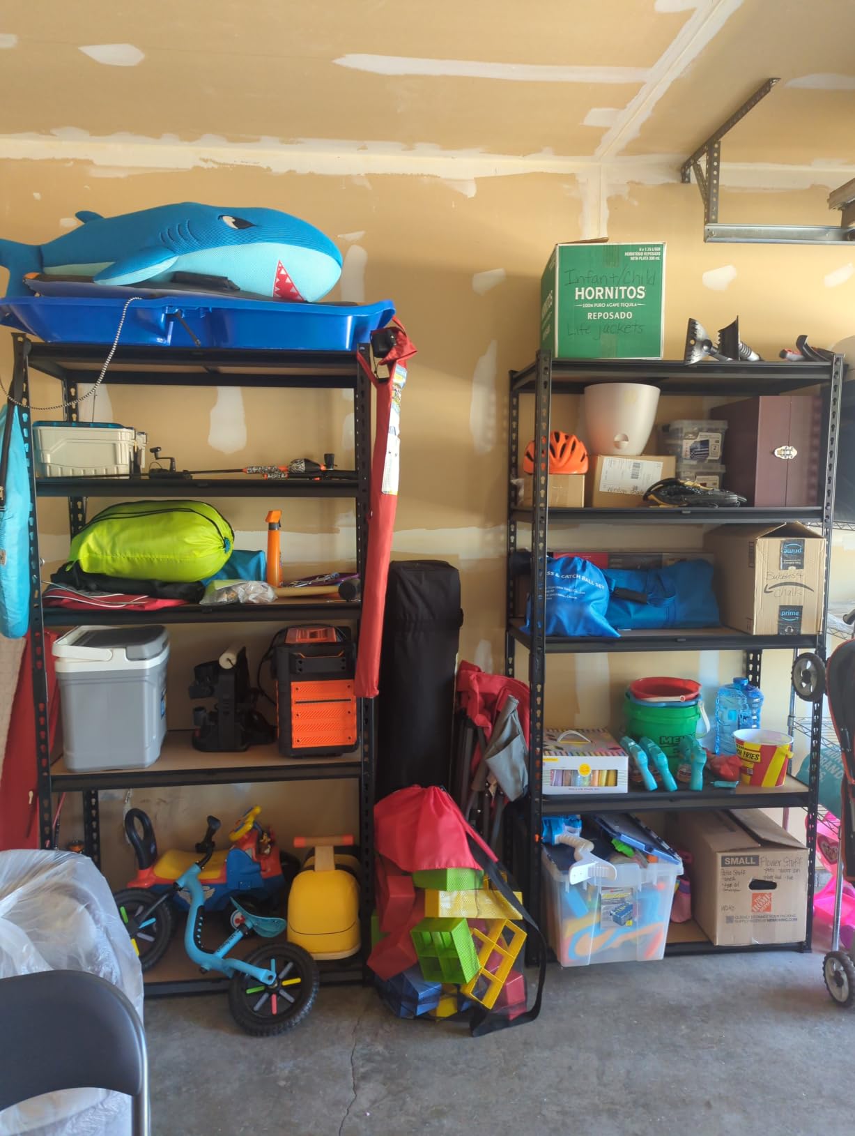reibii 2400lbs garage shelving,36