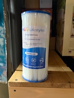 H&G Lifestyles Whole House Iron Filter for Well Water, Heavy Metal Filter | GAC KDF Water Filer Cartridge, Reduce Iron Manganese Fluoride Chlorine Odor Lead customer photo 1