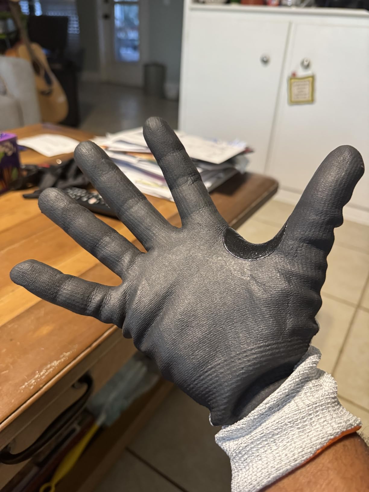 High Level Cut Resistant Work Gloves for High Risk Work, ANSI A7 Cutting Gloves with Reinforced Thumb, Used for WoodWorking, Construction, Non Slip, Durable, Breathable & Cool, M, 1 pair, PR3727 customer photo 1
