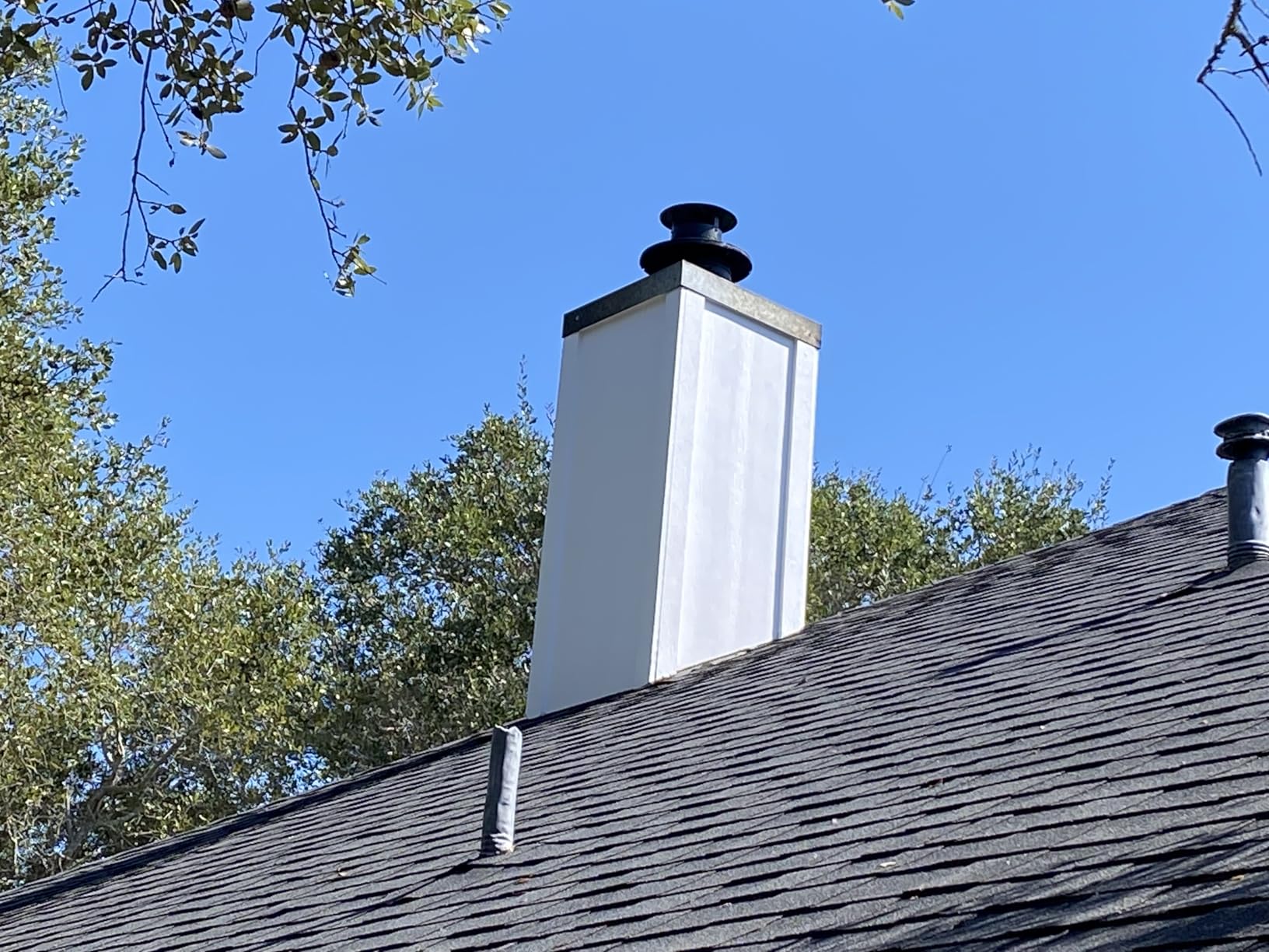 6 Inch Chimney Cap, 6/7/8/10 Inch Adjustable Stainless Steel Chimney Cap, 304 Steel Round Rain Cover with Mesh Screen, Universal Cone Top Roof Cap for Wood/Oil Stove Vent, Weatherproof & Easy Installation customer photo 1