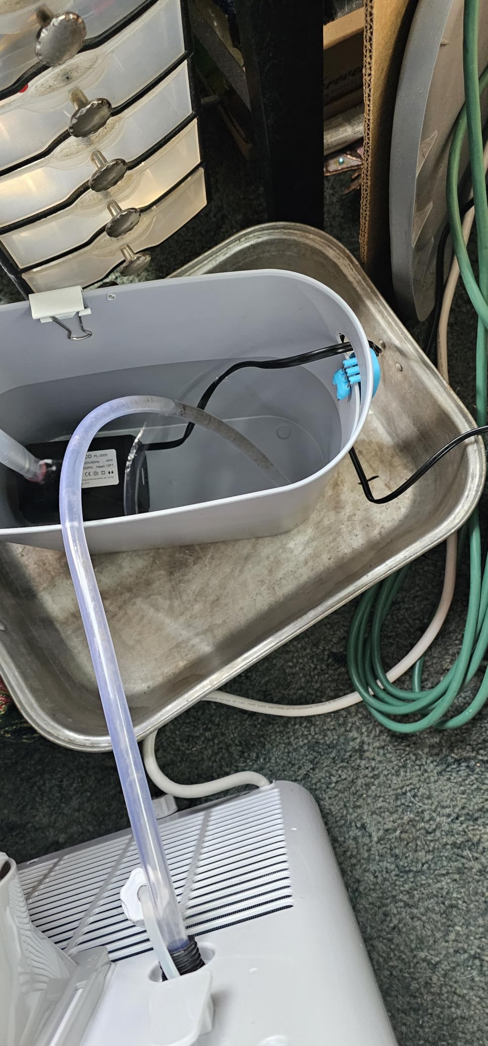 Large Flow: 800GPH (3000L/H) Submersible Pump with 6.5 ft Tubing, 45Watt Durable Fountain Water Pump With 4 Nozzles For Fish Tank or Pond customer photo 2