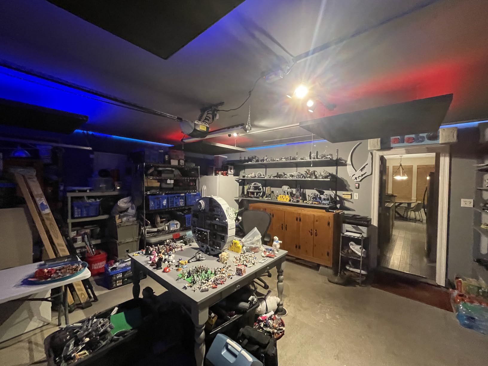 6 Lights LED Track Lighting Kit with 6.6FT H Track Lighting Rails & Floating Canopy Connector, White customer photo 2