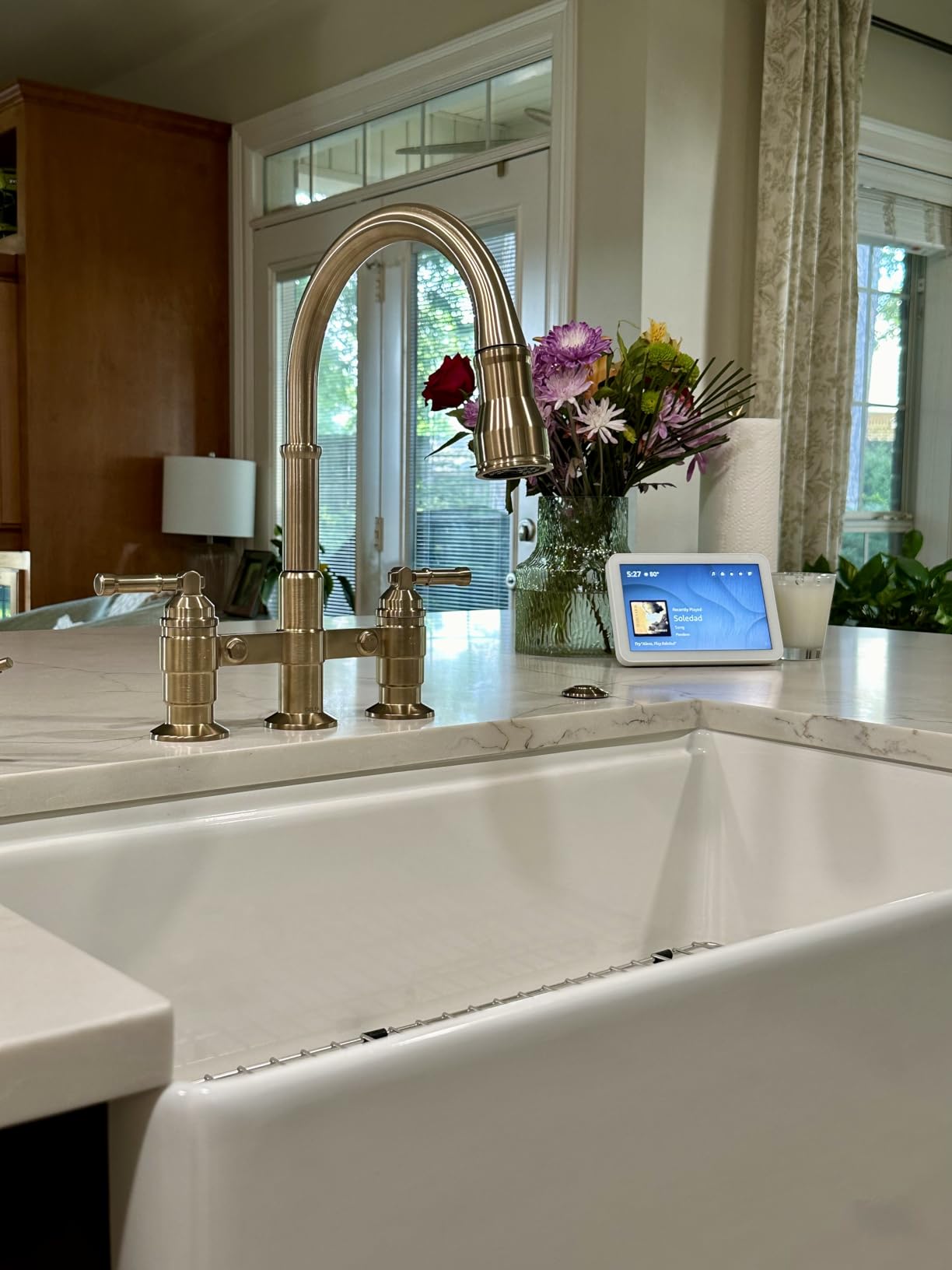 30 White Farmhouse Sink Reversible Workstation, Hugsleek Undermount Farm Kitchen Sink 30x20 inch Apron Front White Porcelain Ceramic Fireclay Sinks Single Bowl Under Counter Farmer Basin Accessories customer photo 2