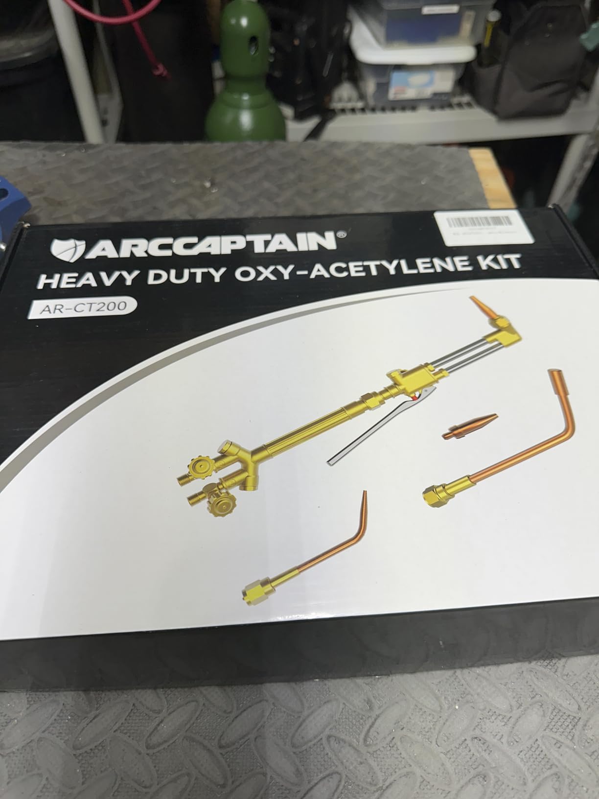 ARCCAPTAIN Heavy Duty Oxy Acetylene Cutting Torch Kit with Check Valve | CA2460 Attachment / 1-101 Cutting Tip / 8-MFA Heating Nozzle customer photo 1