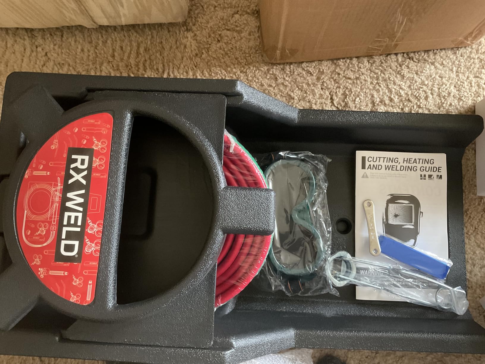 RX WELD Light Duty Oxy-Fuel Welding and Cutting Torch Kit | HVAC Brazing Set, Check Valves & Tote, Cylinders Not Included customer photo 1