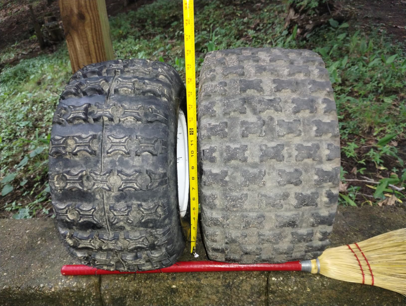 TRIPOWER Set of 4 ATV UTV Tires 25x8-12 Front & 25x10-12 Rear Tire, 6PR All Terrain Four Wheeler Tires 25x8x12 & 25x10x12 Sport Mud Trail Off-Road Tire, Tubeless customer photo 2