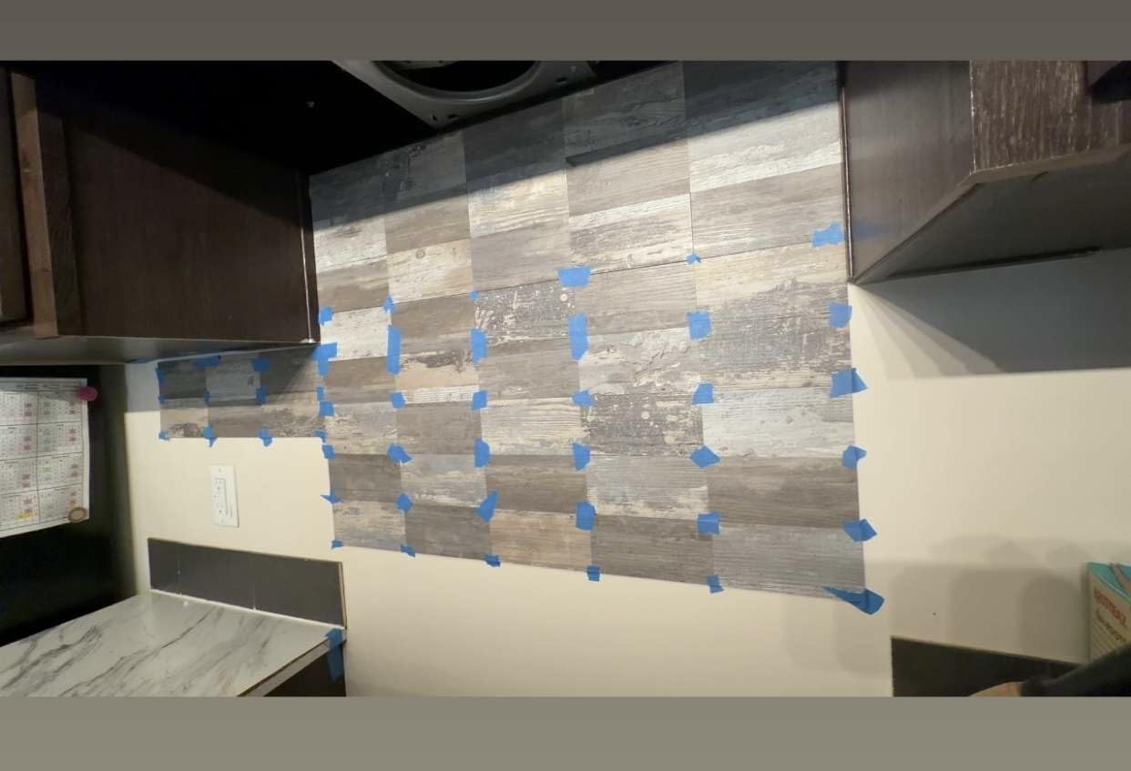 Art3d 102-Piece Faux Stone Peel and Stick Backsplash Tile, Waterproof Thick PVC Stick On Subway Wall Tile for Kitchen Bathroom Laundry Room Fireplace - 3