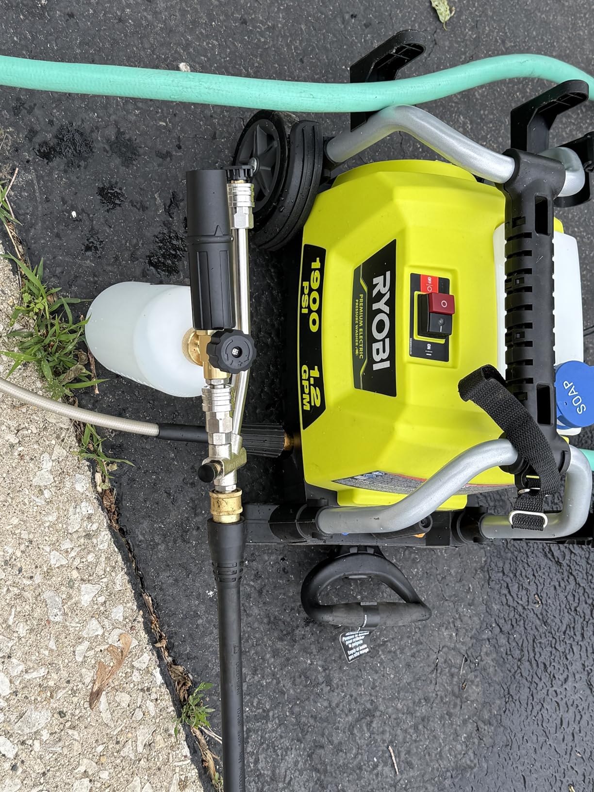 Tool Daily Foam Cannon with Dual Connector Accessory, 1/4
