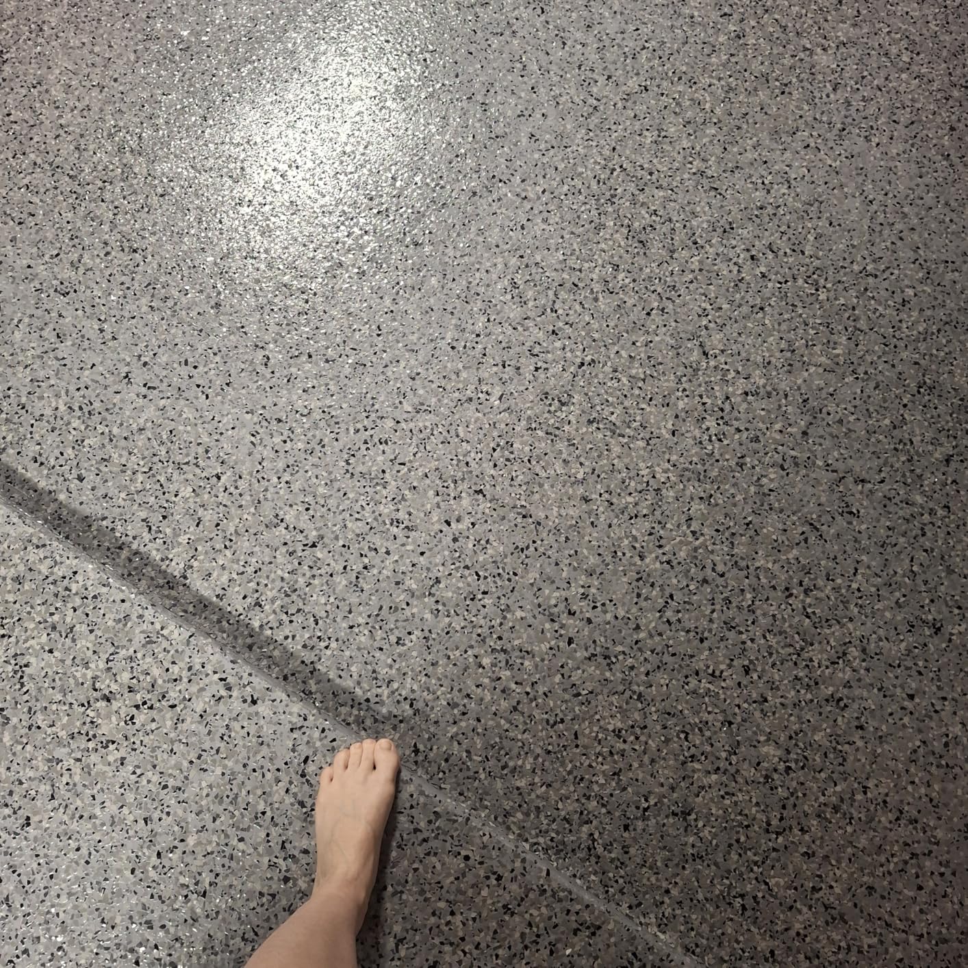 Gorilla Epoxy Garage Floor Coating (12 pc) Kit, 2.5-Car, Concrete Flooring, 100% Solids, Superior Adhesion, Incredibly Durable High Gloss Gray Finish, 550 sq. ft. Coverage customer photo 1