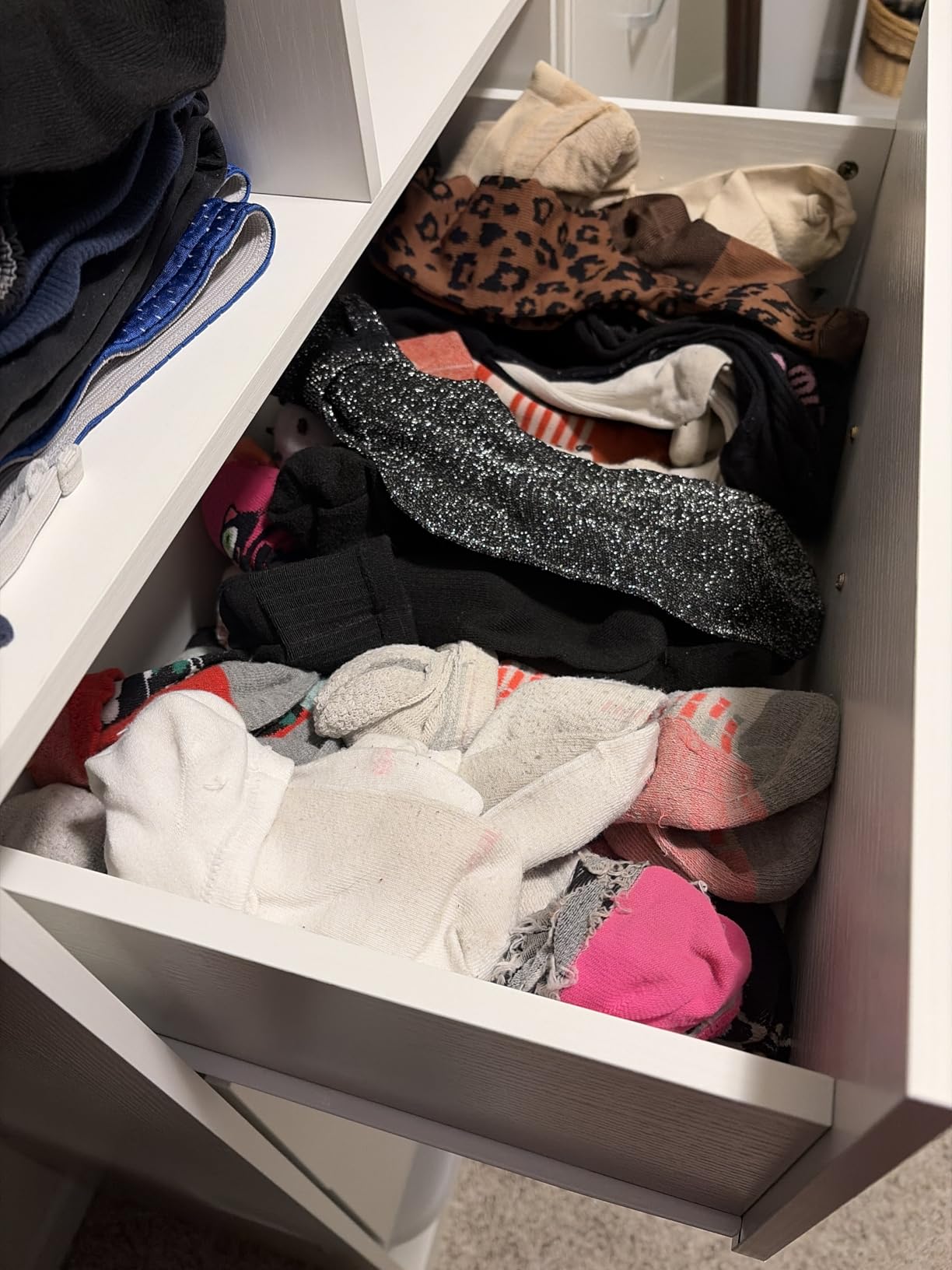 Closet System Organizer with 3 Drawers and Partition Storage, Freestanding Wardrobe Organizer Modular with Shoe Shelf, Expandable for Walk-in or Reach-in Closets, White customer photo 1