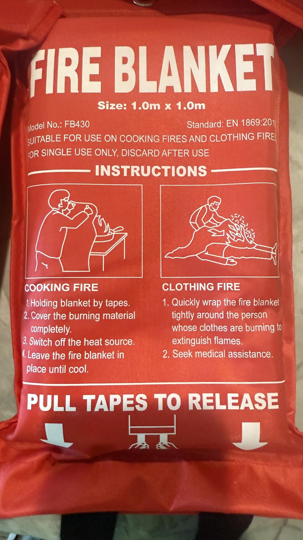 Fire Blanket 2 Pack - 40