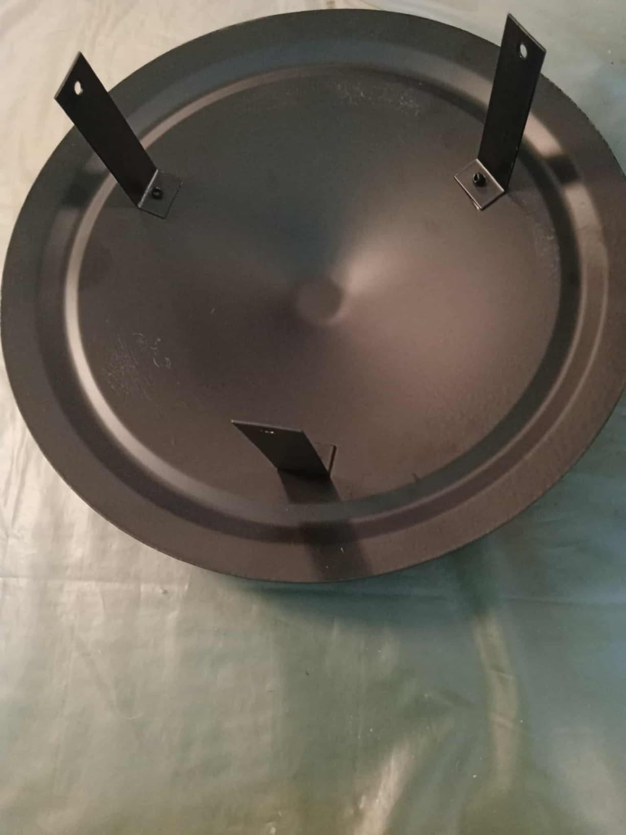 8 Inch Round Chimney Cap, 304 Stainless Steel Cone Top Roof Rain with Screen, Fireplace Exhaust Roof Vent Cover for Outside, Weatherproof Rain Cap Excellent Ventilation Easy to Install Black customer photo 2