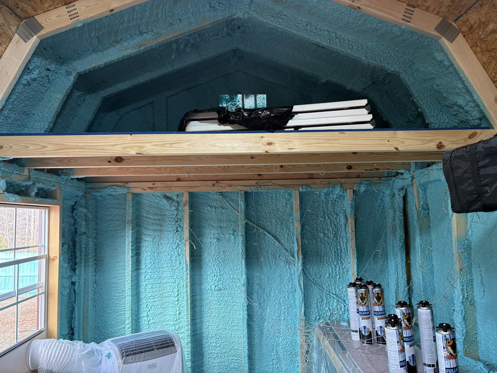 BEEST FullStop Fire-Rated Spray Foam Insulation for Walls & Attics - 480 Board ft/sq.ft - High Density Expanding Spray Insulation Foam Sealant for Thermal & Soundproofing - 24 Pack (24x26.8 oz) customer photo 2