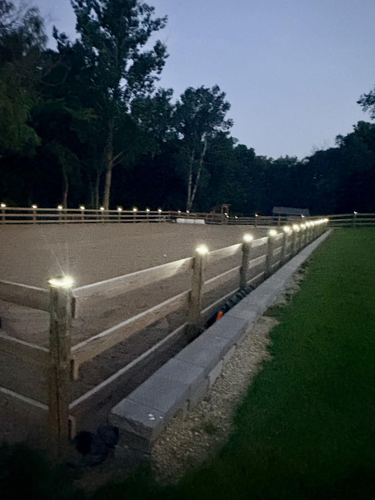 kolpop 4x4 Solar Post Cap Lights Outdoor 16Pack - 3 Color Temperatures & 2 Level Brightness, IP65 Waterproof, 16 LED Black Fence Deck Post Light Solar Powered for 4x4/3.5x3.5 Wood/Vinyl Posts customer photo 2