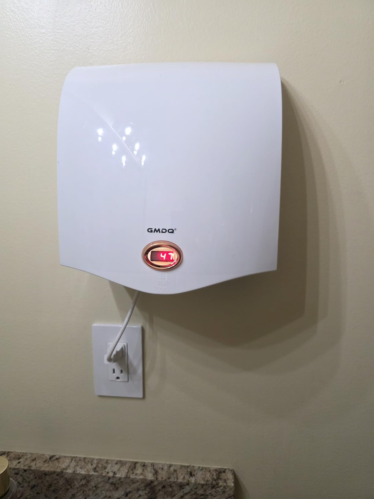 1600W Powerful Hand Dryers for Bathrooms Commercial, Electric Hand Dryer Touchless, Extra Quiet Low Noise(40db), Wall Mounted Type customer photo 1