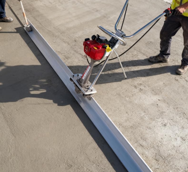 1.4HP Concrete Power Screed with 10ft | Vibrating Screed Concrete Tool 8000RPM with Adjustable armrests and brackets for Construction customer photo 2