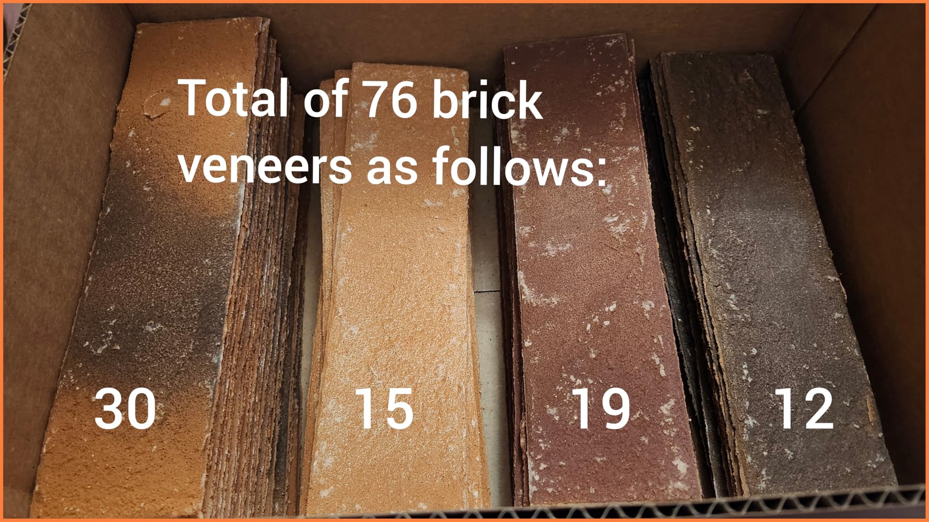 Gray Faux Brick Wall Tiles, 3D Thin Brick Veneers for Indoor Outdoor Wall Decoration, for TV Background, Bedroom, Bathroom, and Fence Panels 76pcs 10 sq.ft customer photo 2