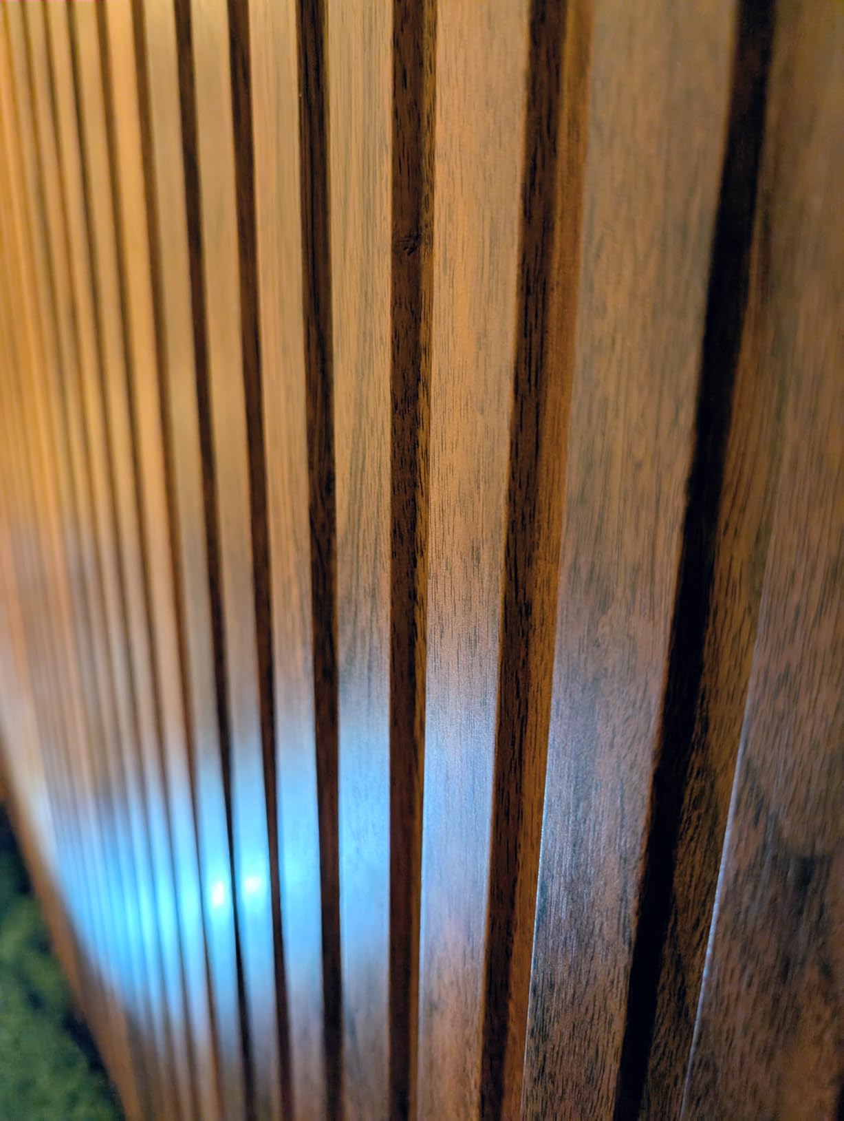 Art3d Wood Slat Wall Panels, Fluted MDF, 6-Pack, 94.6 x 7.4 in, Walnut | 3D Textured Panels for Accent Walls, Ideal for Living rooms, Bedrooms, Offices, Entryways and Studios customer photo 2