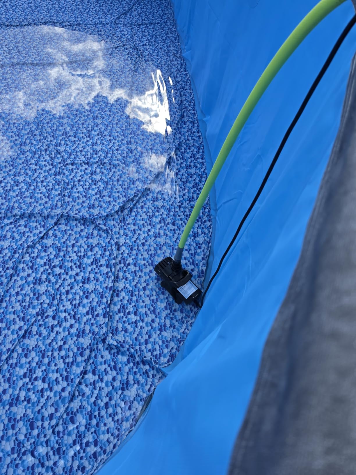 100W Adjustable Pond Pump, 1800 GPH, 13 FT Lift, UL Listed | Adjustable Flow Control, Continuous Operation, Ultra-Quiet Operation, Dual Filtration, IPX8 Waterproof, 20.3 FT Power Cord customer photo 1