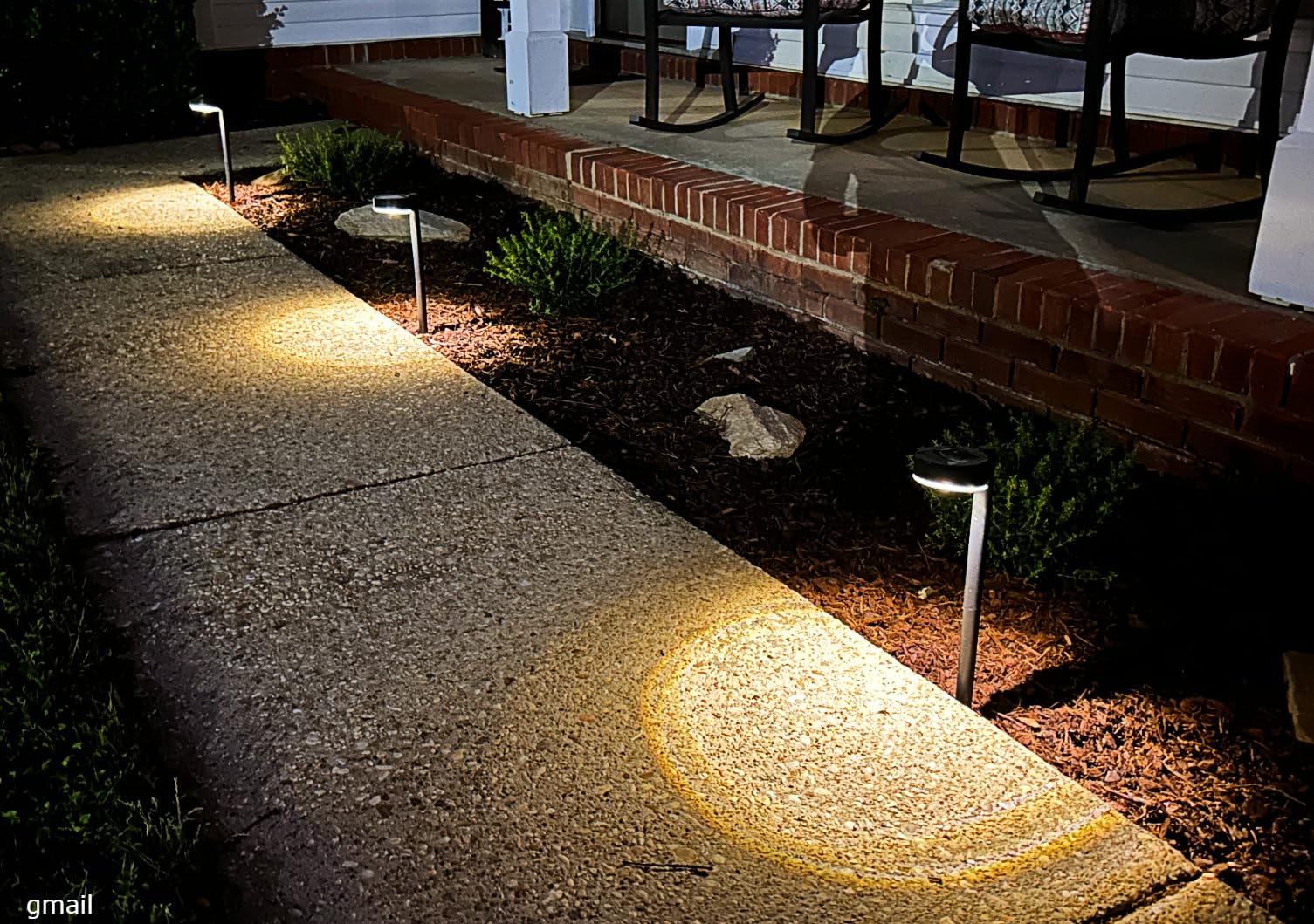 ELECLINK 12 Pack Solar Pathway Lights Outdoor, Solar Powered Landscape Path Light with Larger LED Lens, Brighter Up to 12 Hrs Waterproof Outdoor Solar Light for Yard Garden Walkway Driveway Sidewalk customer photo 2