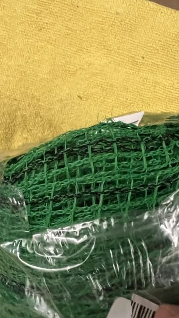 6.6x100ft Plastic Mesh Fencing, 0.4in Mesh Deer Fence | Green Garden Fence with Reinforced Double Black Edges, Heavy Duty Animal Barrier for Yard and Plant Protection customer photo 2