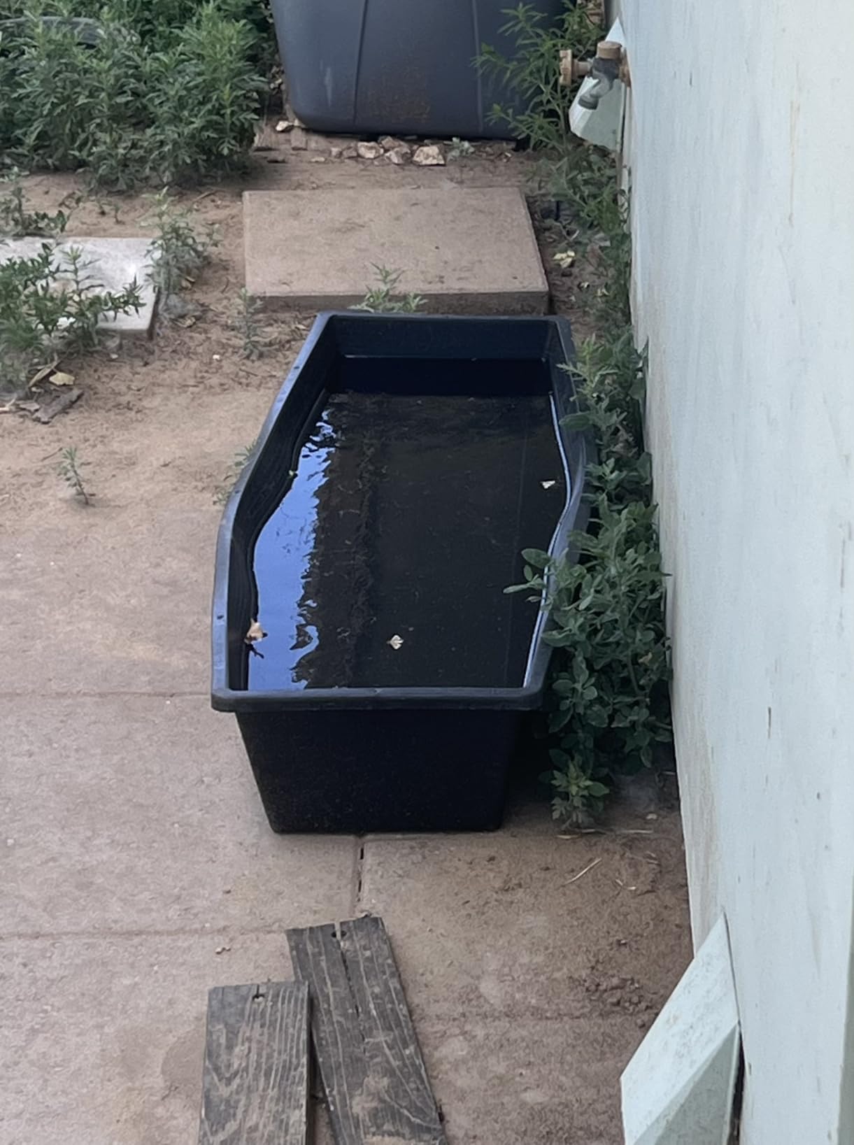 6 Pcs Water Trough 48 Quart / 12 Gallon Horse Trough Livestock Water Troughs 39 inch Plastic Goat Feeder Trough Farm Animal Feeding for Chicken Sheep Pig and Cattle customer photo 1