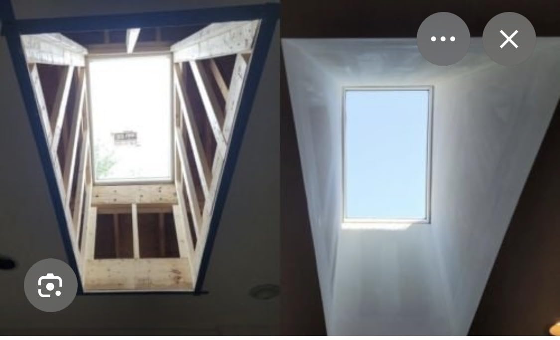 Skylight Window for House Roof, Tempered Glass Roof Hatch | Sloped Flat Roof Window for Attic and Sun Room (23.6 x 31.5 in) customer photo 1