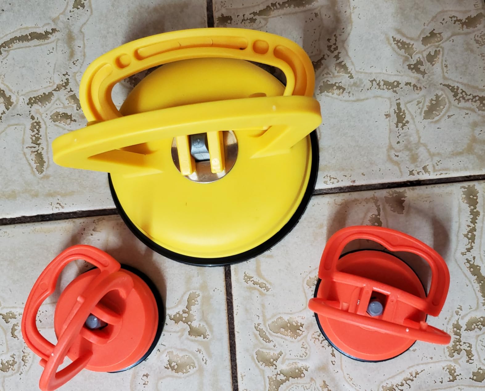 2026latest Dent Puller, 3-Pack Car Dent Puller Kit, Strong Car Dent Puller, Car Bodies, Ceilings, Glass, and Moving Objects for Repair kit (Yellow+Orange) customer photo 1