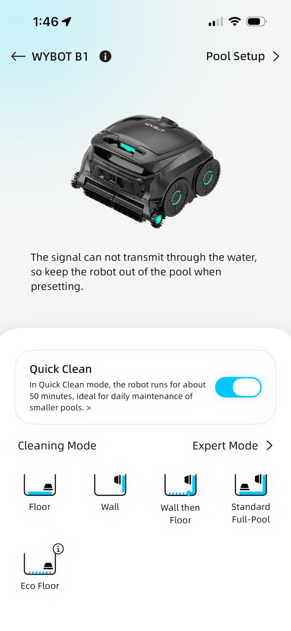 WYBOT B1 Cordless Robotic Pool Vacuum Pool Cleaner Robot for Inground Pools | Quad-Roller Brushes for Edge Cleaning, Floor & Wall Coverage, High Obstacle Crossing, Lightweight, App Control customer photo 1
