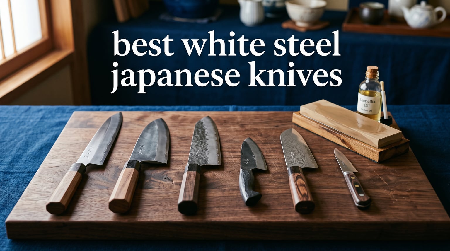 best white steel japanese knives