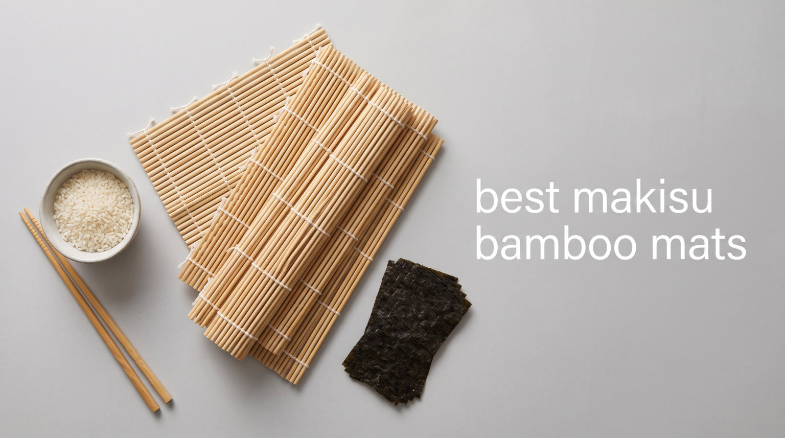 best makisu bamboo mats