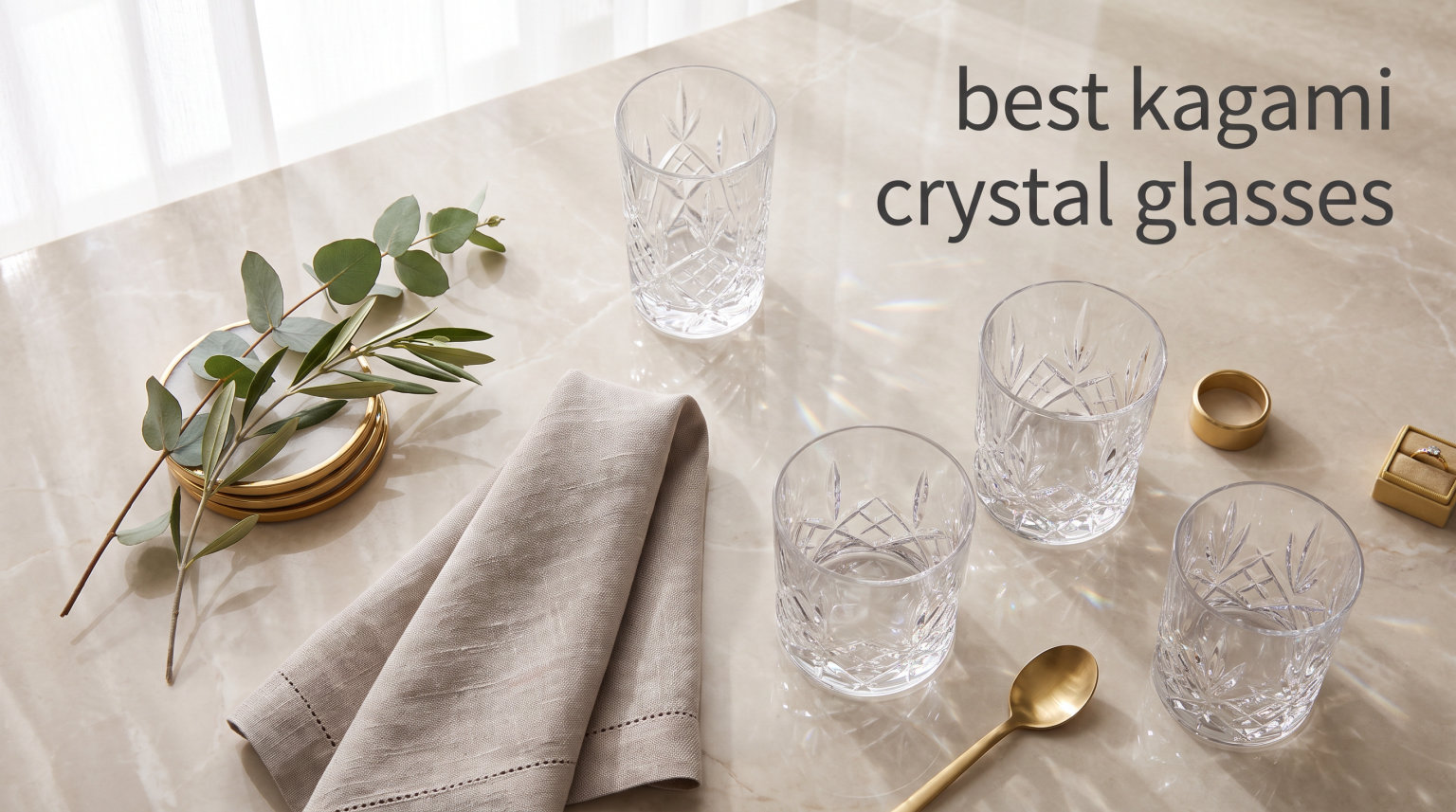 best kagami crystal glasses