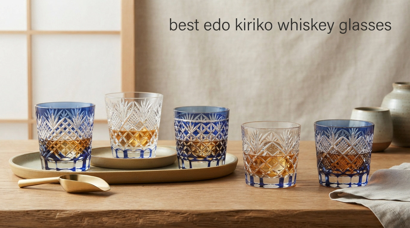 best edo kiriko whiskey glasses