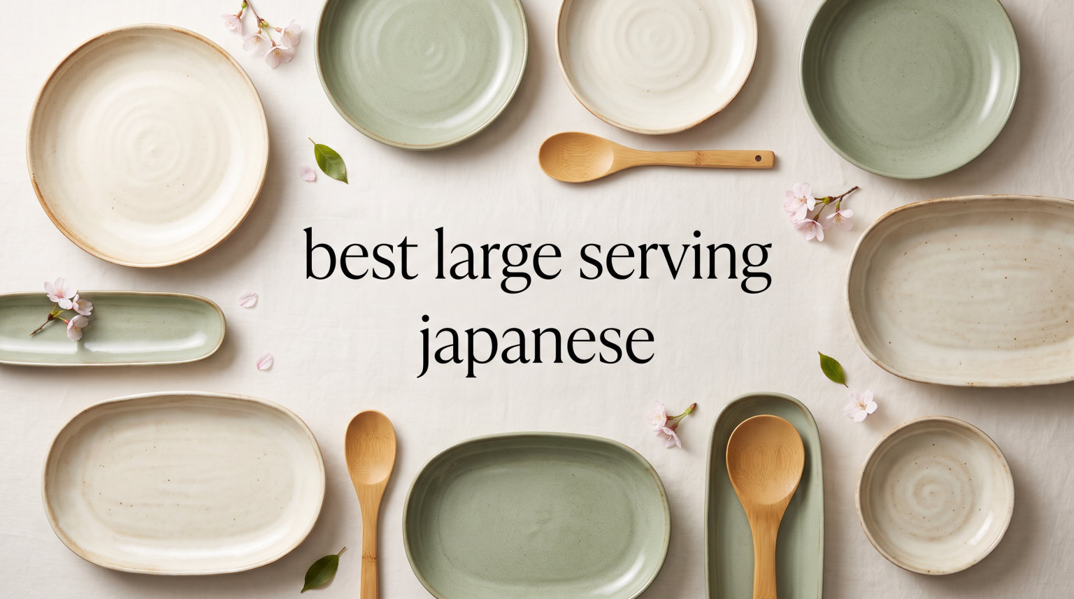 best large serving platters japanese