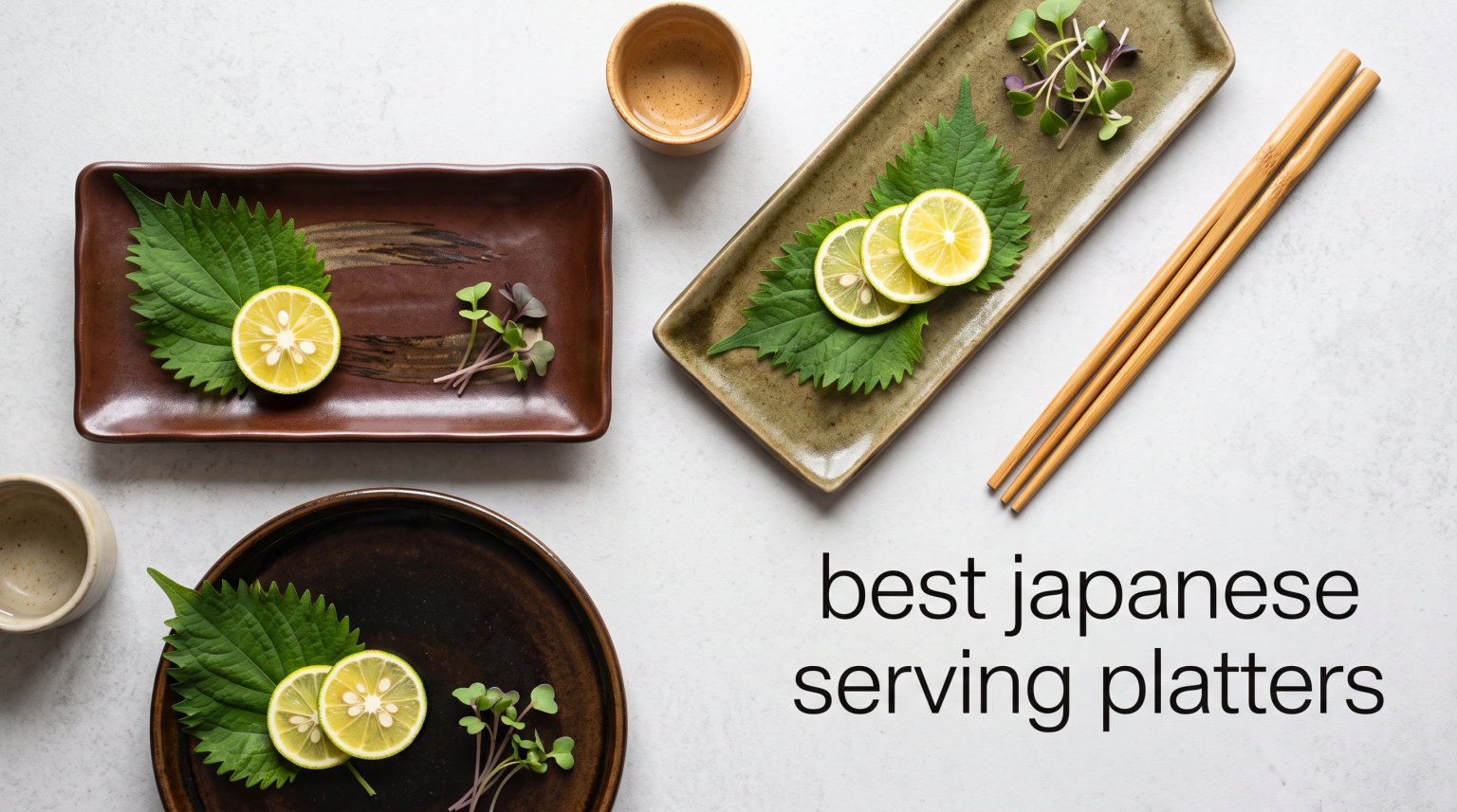 best japanese serving platters