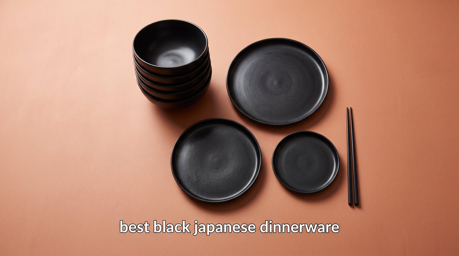 best black japanese dinnerware