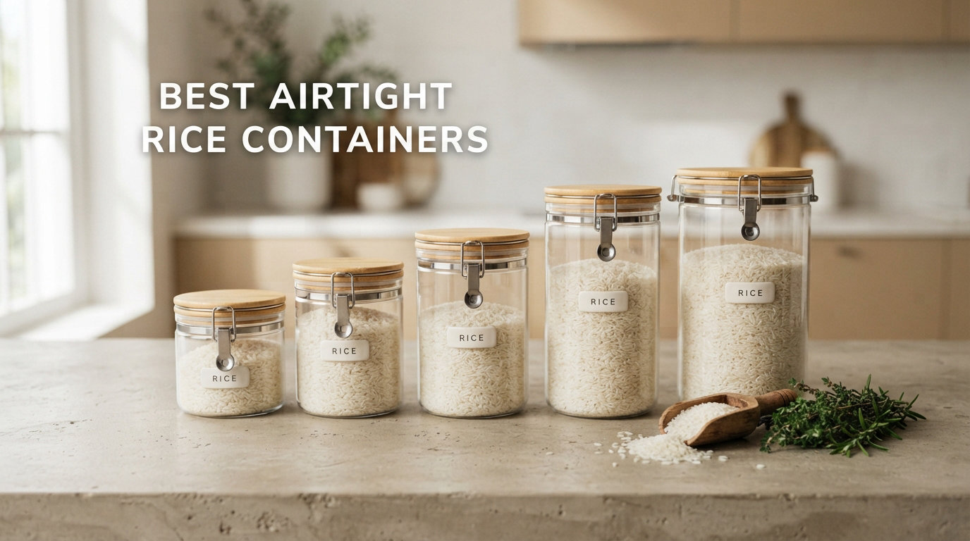 best airtight rice containers