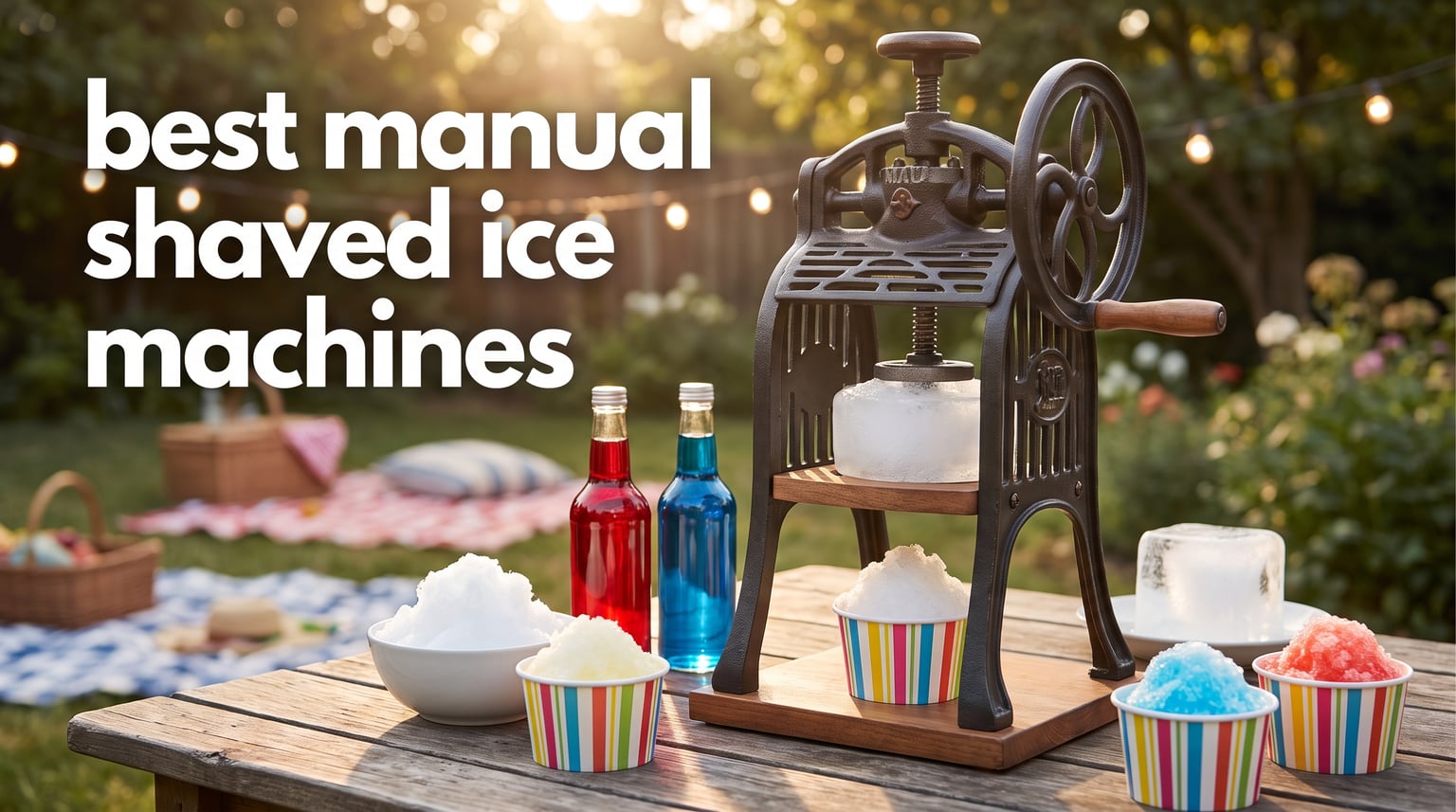 best manual shaved ice machines