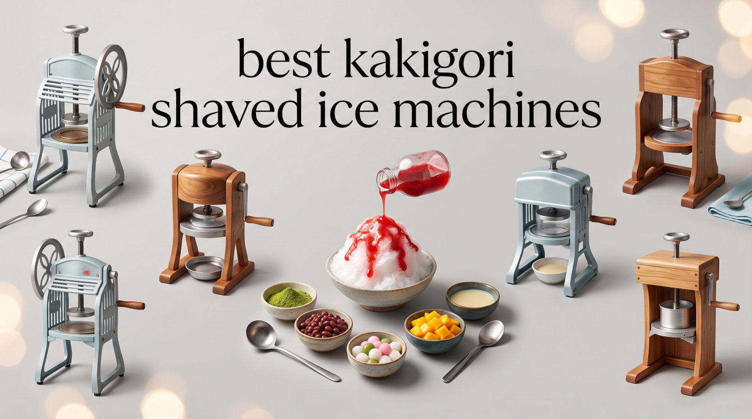 best kakigori shaved ice machines