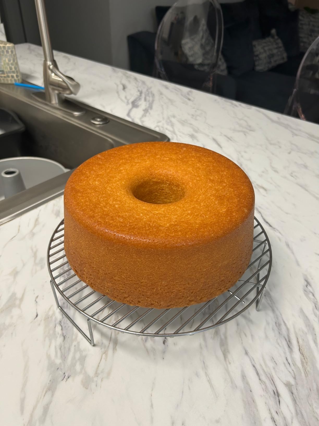 Nordic Ware Classic Cast Pound Cake, Nonstick 10 Inch One Piece Pan - Great for Angel Food, Coffee Cake, 18 Cup - Graphite customer photo 1