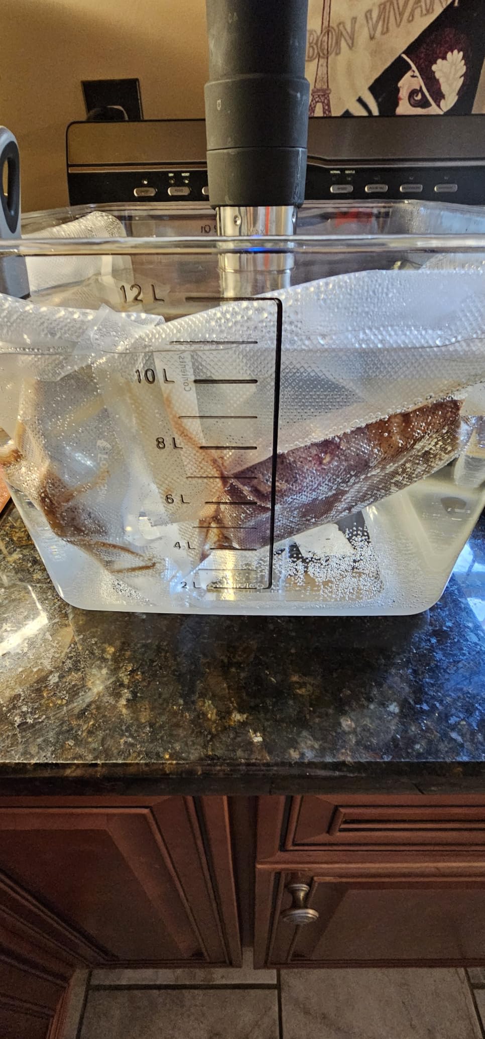 Rubbermaid Commercial Products Space Saving Square Food Storage Container 6 Quart Clear for Kitchen/Sous Vide/Meal Prep customer photo 1